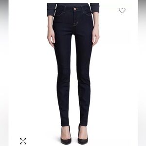 J Brand Maria High-Rise Skinny Jeans in After Dark